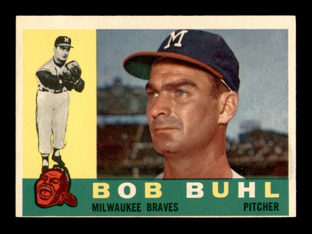 1960 Topps #374 Bob Buhl EX-MT Baseball Card OBGcards