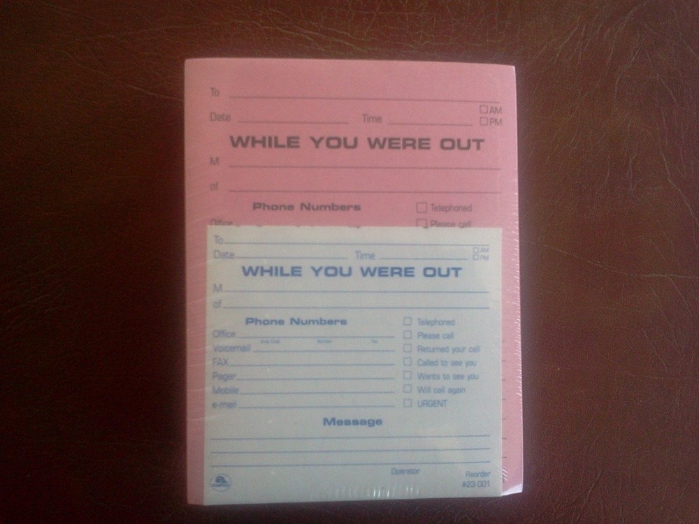 Adams While You Were out Message Pad 9711D Abf9711d