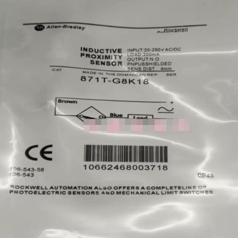 1PC NEW 871T-G8K18 Inductive Proximity Sensor #G