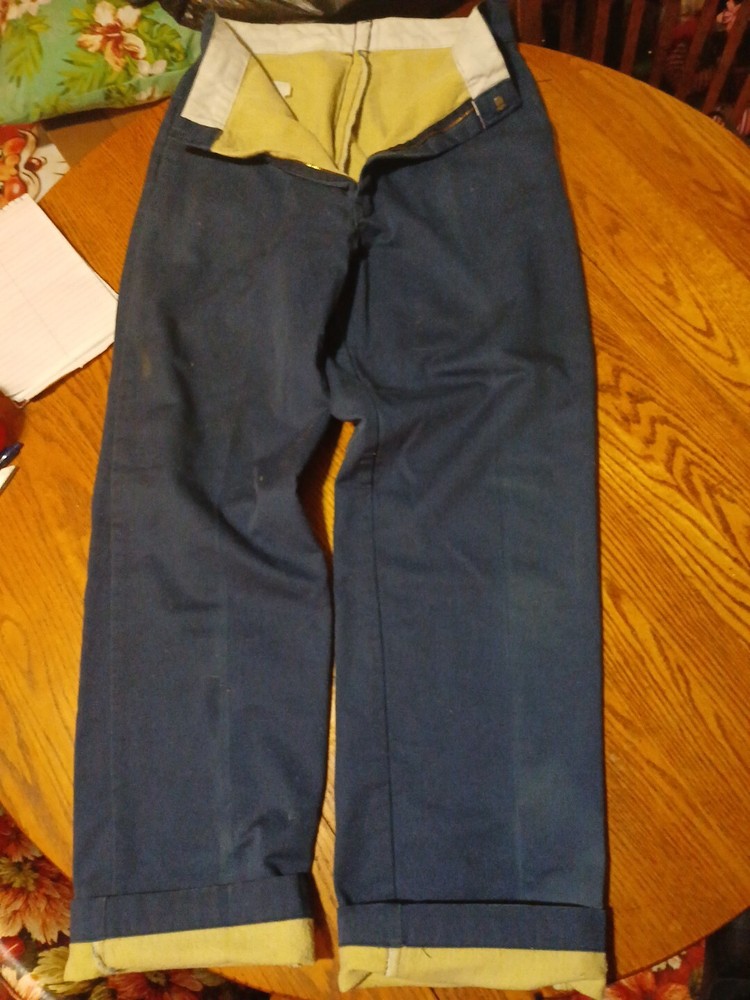 Dickies Flannel-Lined Work Pants USA Size 34x34 Durable Comfort