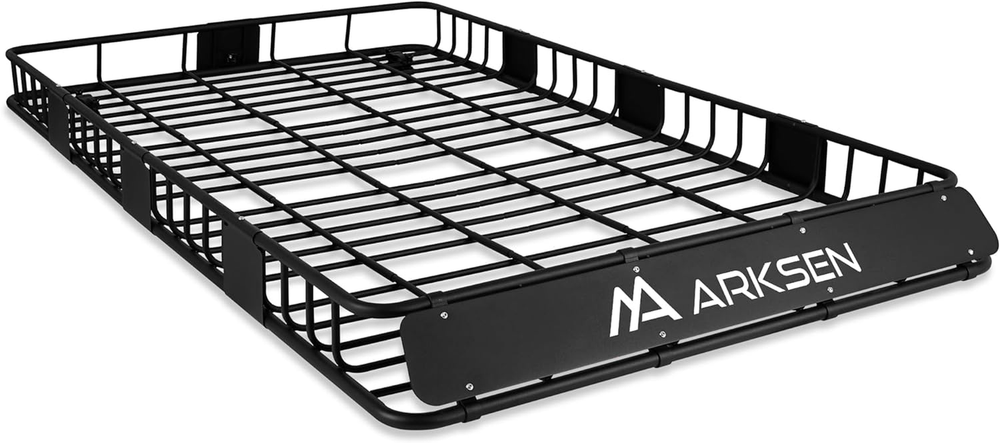 84 X 50 X 6 Inch Universal Extra Wide 150LB Heavy Duty Roof Rack Cargo with Exte