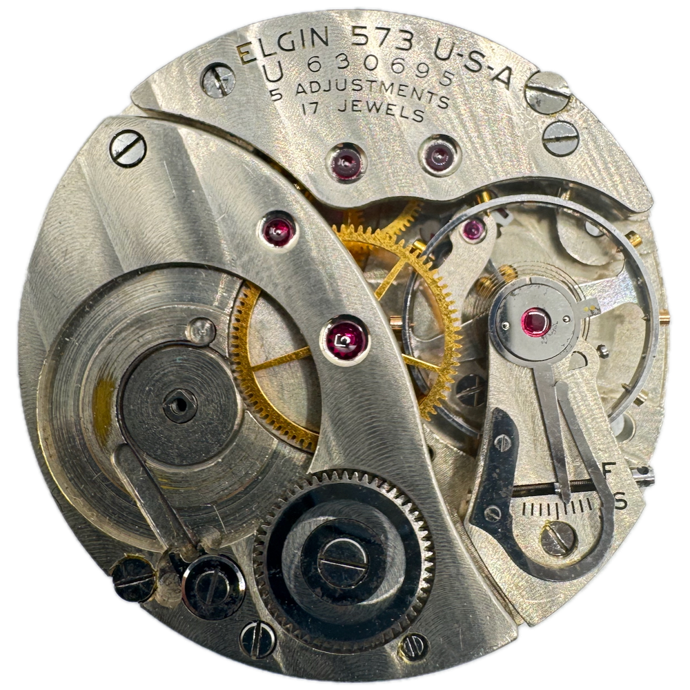 Antique 16s 1880 Elgin 17 Jewel Mechanical Hunter Pocket Watch Movement 2 USA