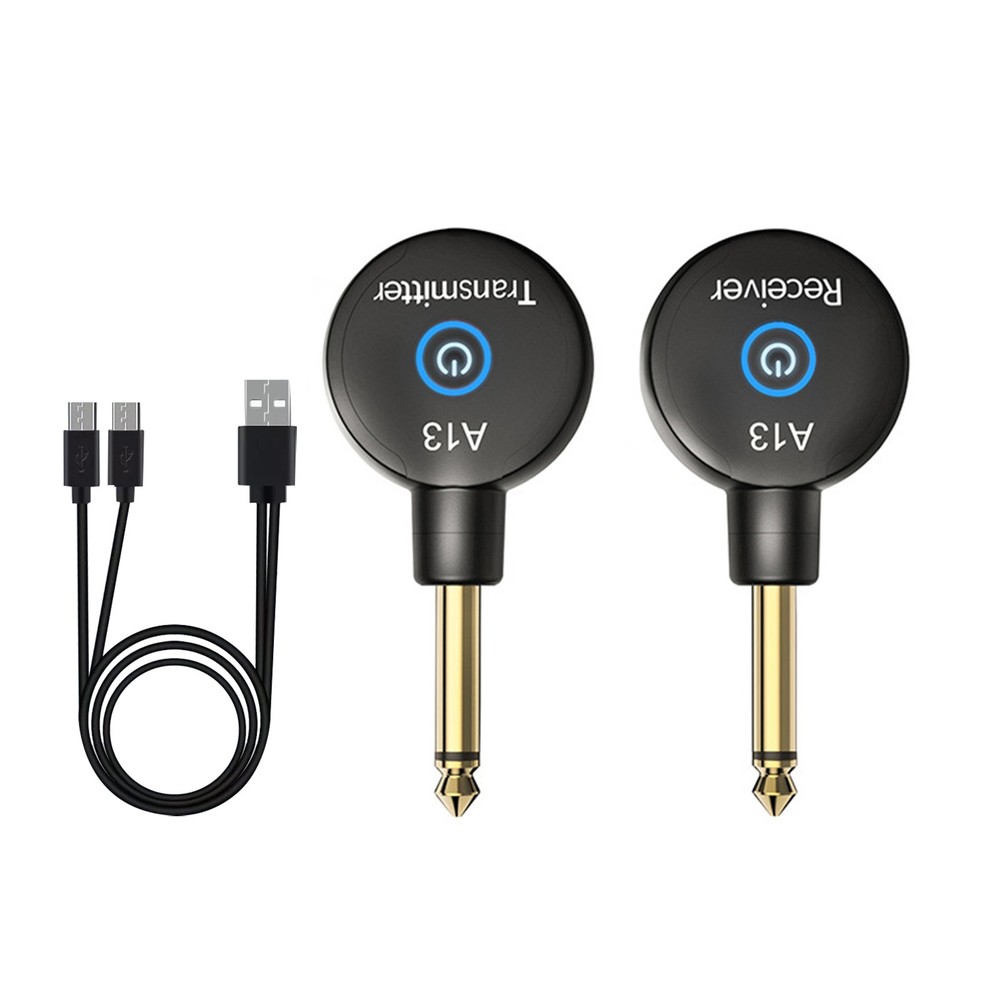 2.4GHz Rechargeable Wireless Guitar Transmitter Receiver for Guitar Bass Violin