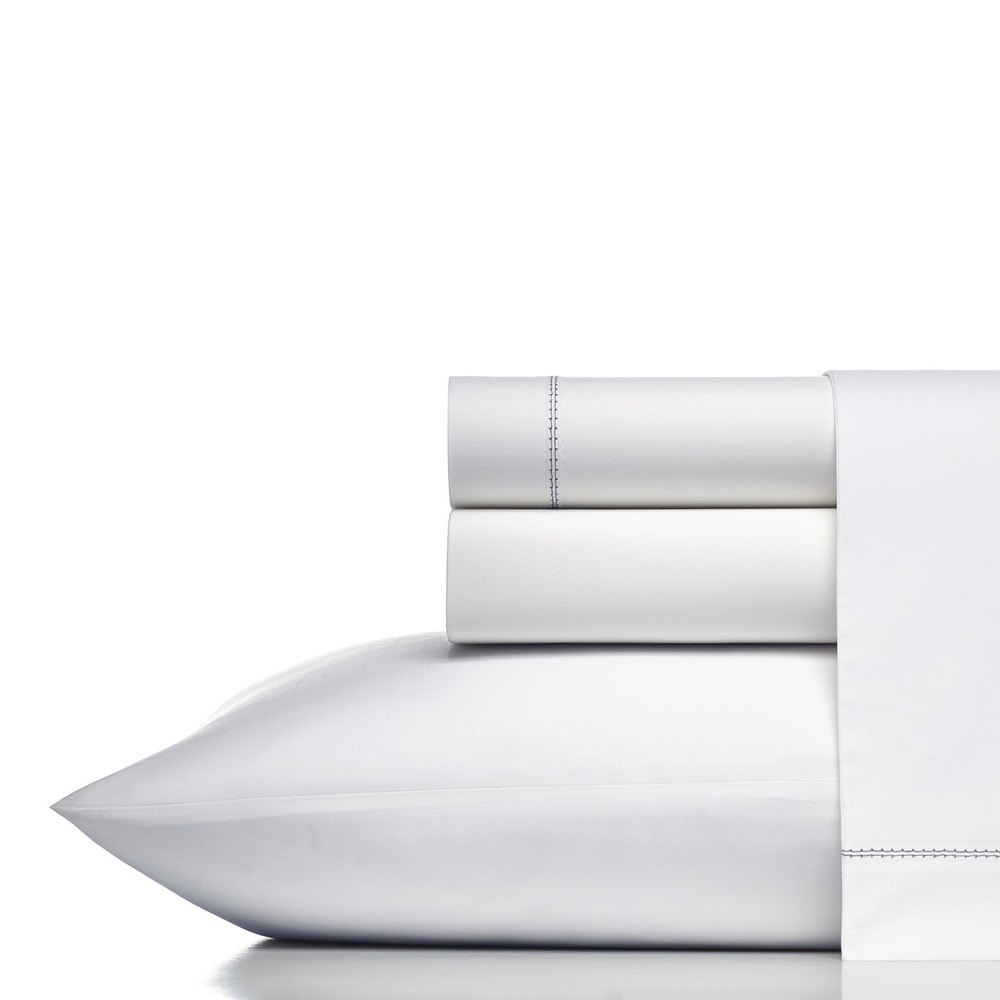 - King Sheets, Cotton Percale Bedding Set, Crisp & Cool Room Essentials (Char...