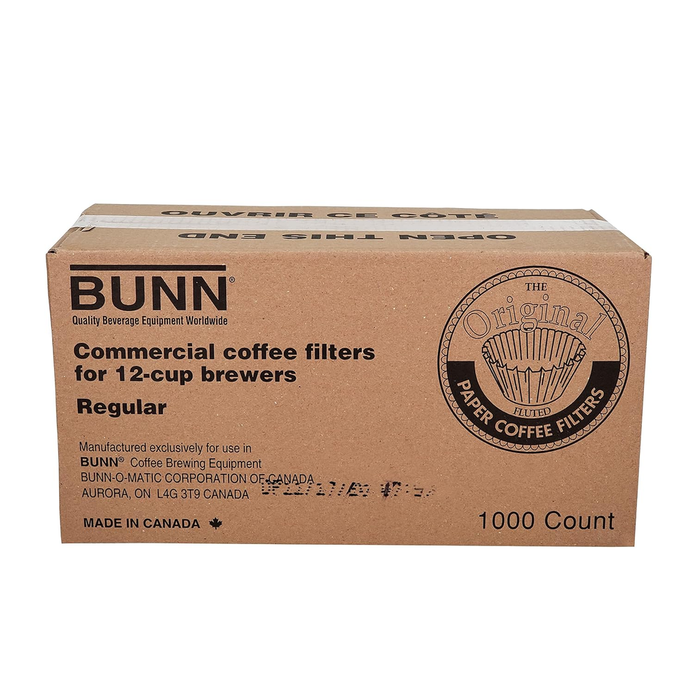 12-Count Commercial Coffee Filters 1000-Pack for 12-Cup Brewers 20115.0000