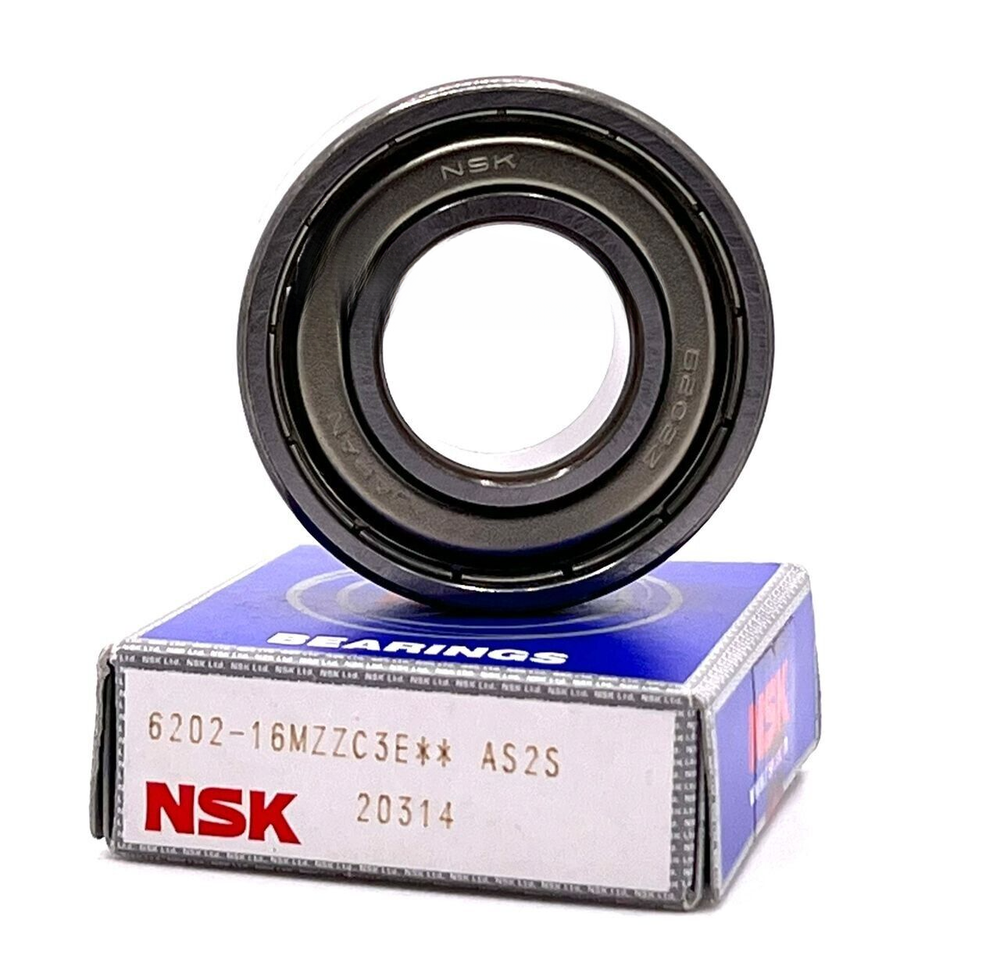 NEW NSK 6202-16 ZZ C3 BALL BEARING METAL SHIELDED SPECIAL BORE 16MM 16x35x11 mm
