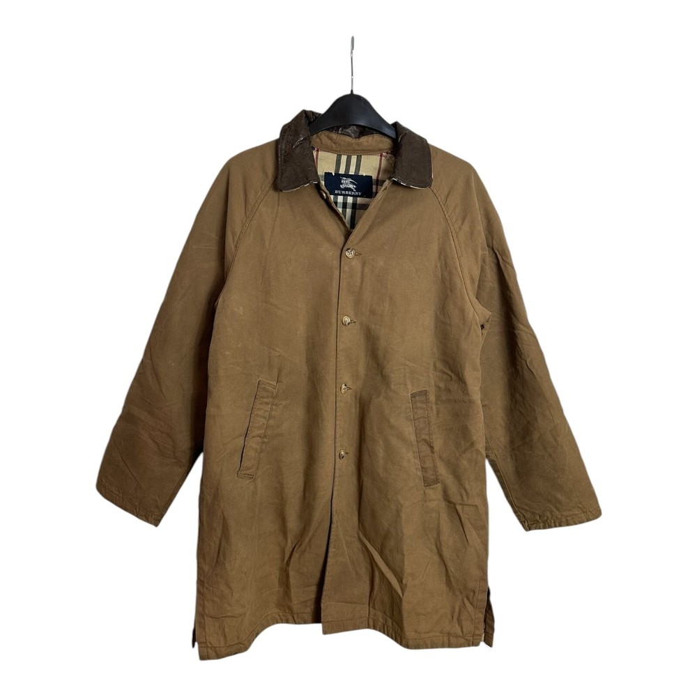 Burberry Women's Jacket Brown UK 12 M Nova Check Wool Lining Button Up Designer