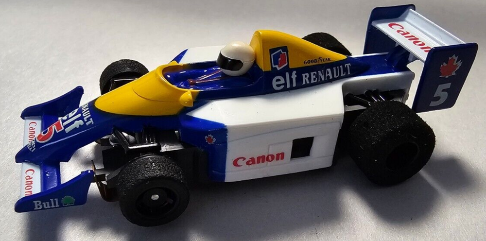 TYCO Canon Renault Elf Indy F1 #5 Leaf Limited Edition HO Slot Car New Old Stock