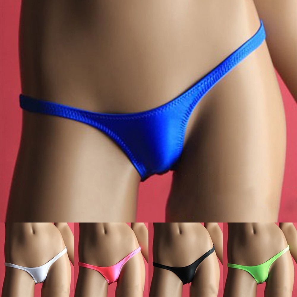 Mens Underwear Mens Underpants G-string Lingerie Low Rise Panties Polyamide