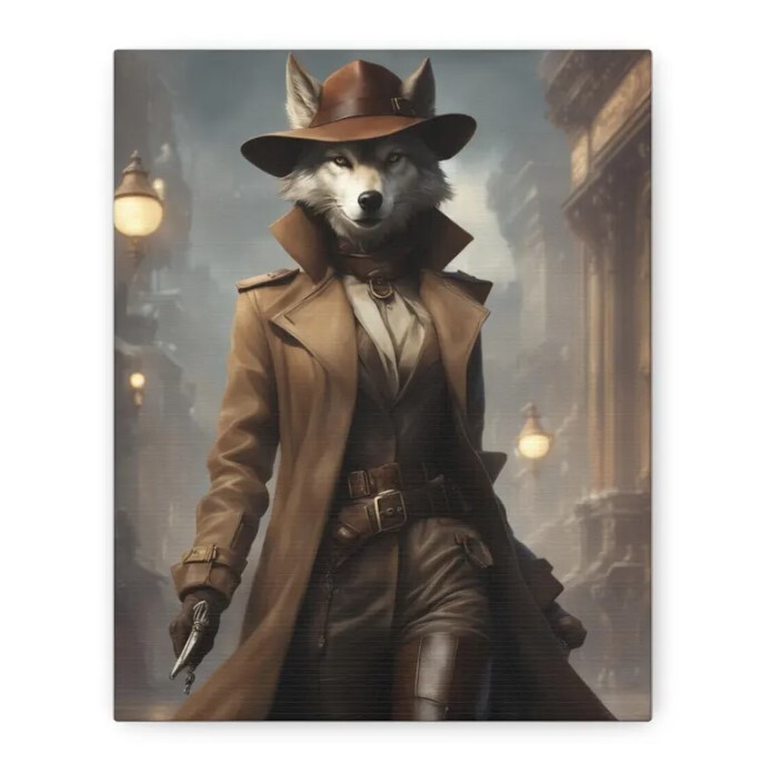 Fantasy Home Decor Shewolf Wall Art for Lovers