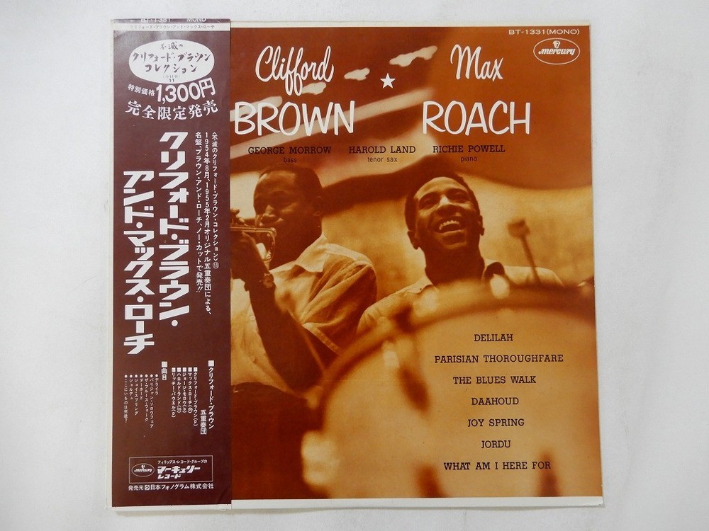 Clifford Brown And Max Roach  Mercury BT-1331 Japan  VINYL LP OBI
