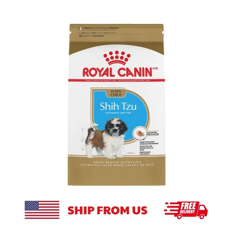 Royal Canin Shih Tzu Puppy Dry Dog Food 2.5lb Breed-Specific Nutrition