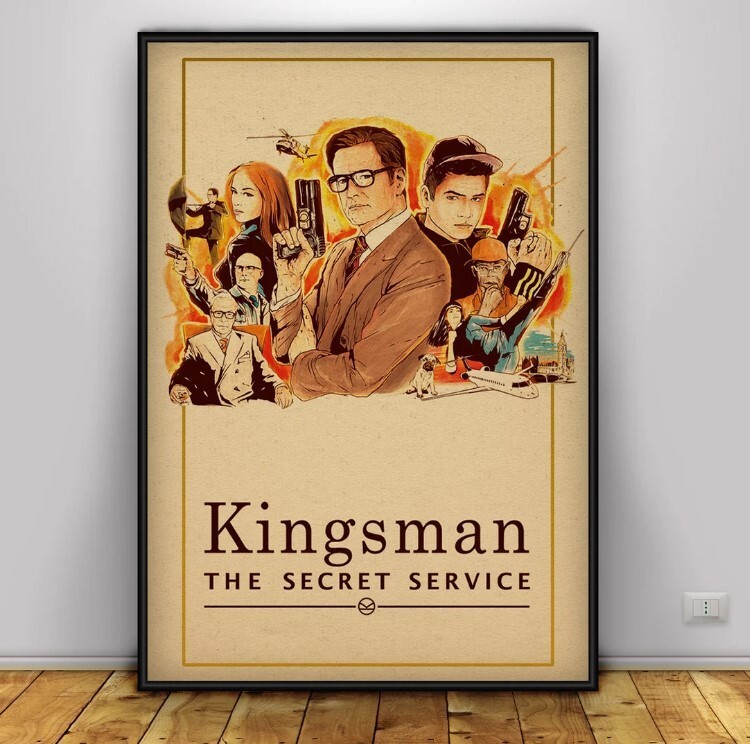 Kingsman Poster | Wall Art | Wall Prints | Home Decor | Kraft Paper Print 8