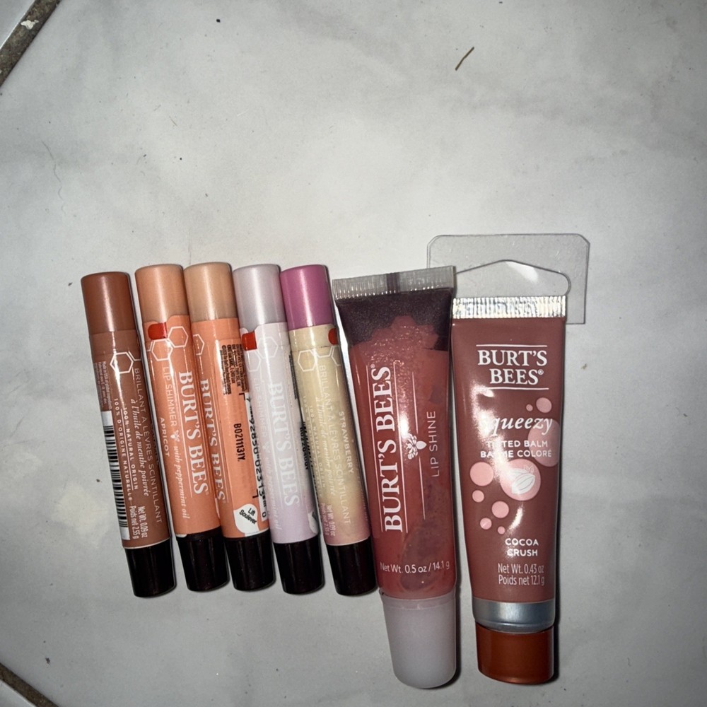 1 Burt's Bees Lip Shimmer Apricot