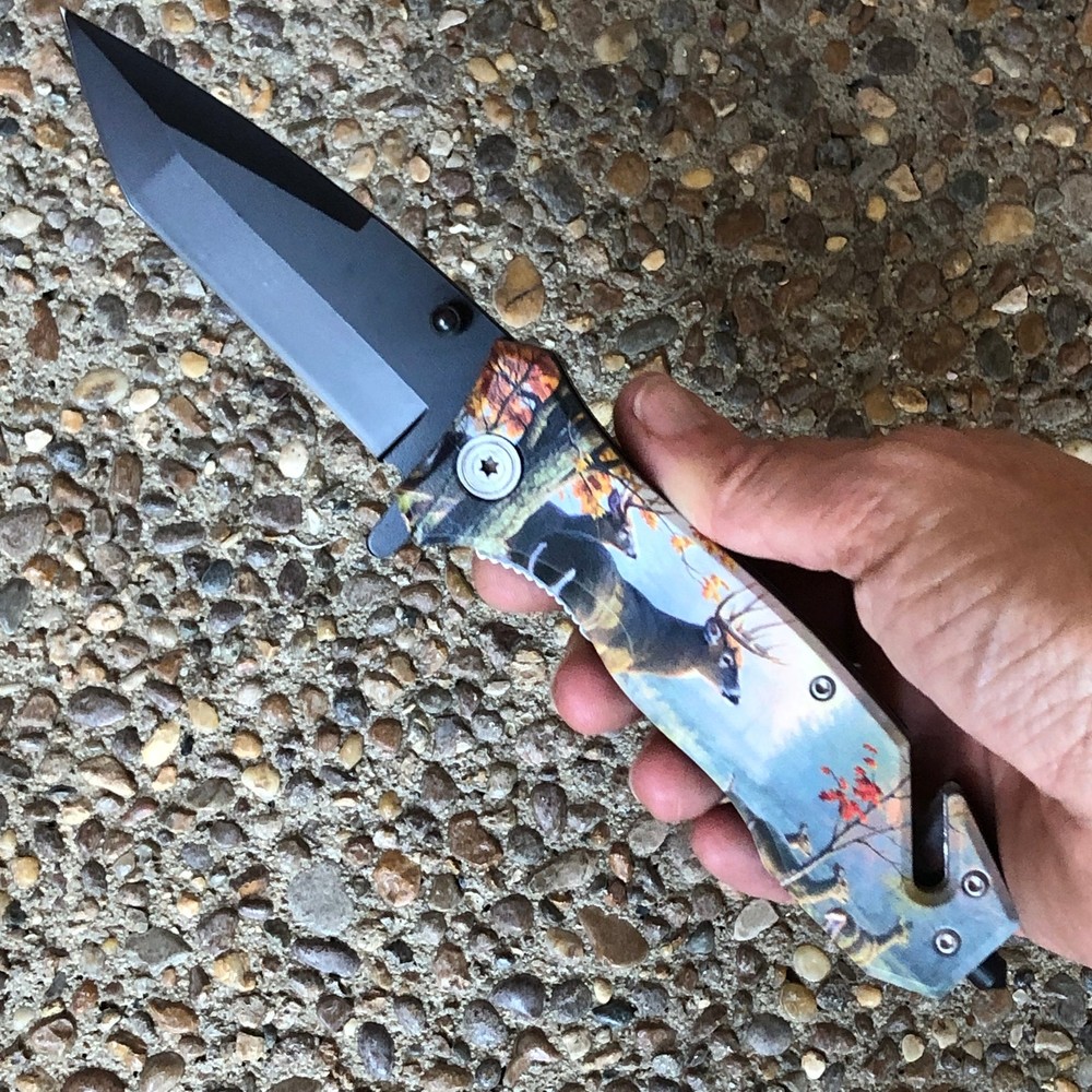 Spring Assisted Open Pocket Knife 8.5