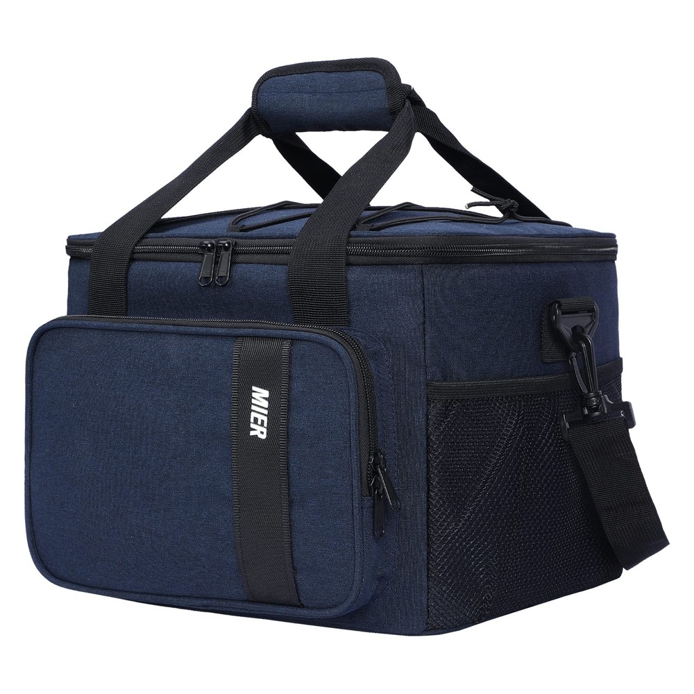 Insulated 24-Can Leakproof Lunch Bag for Men - 15L Large Work Lunchbox  