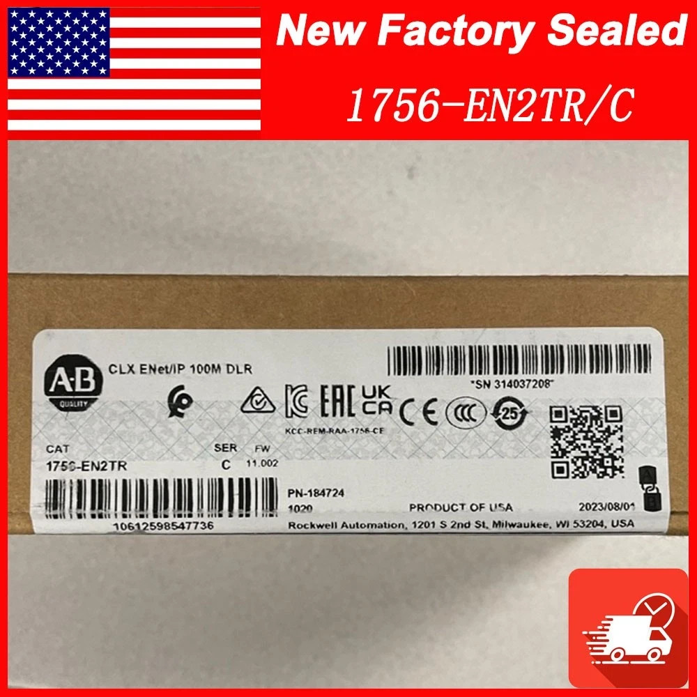 2024 Sealed Allen Bradley 1756-EN2TR /C ControlLogix Ethernet Bridge Module