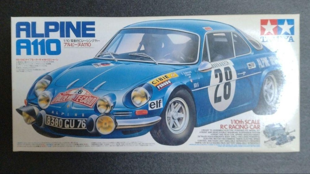 TAMIYA ALPINE A110 M-02 RC Car Kit for Radio Control Enthusiasts