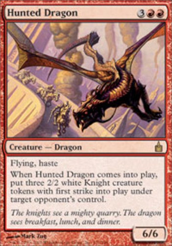 1x Hunted Dragon Heavy Play MTG Magic - Kid Icarus -