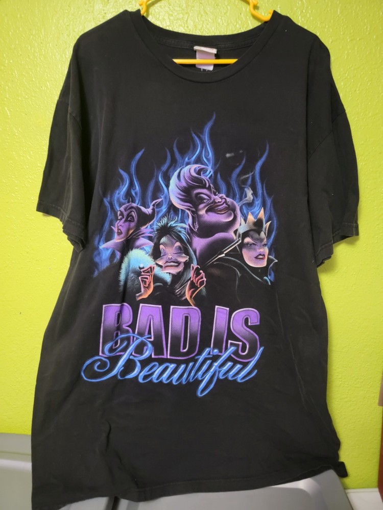 Vintage Disney Store Villains Bad Is Beautiful Graphic Cruella Evil Queen Ursula