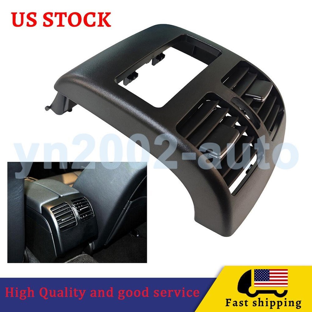 Rear Center Console Air Vent AC Heater Vents Black For Benz X204 GLK300 GLK350