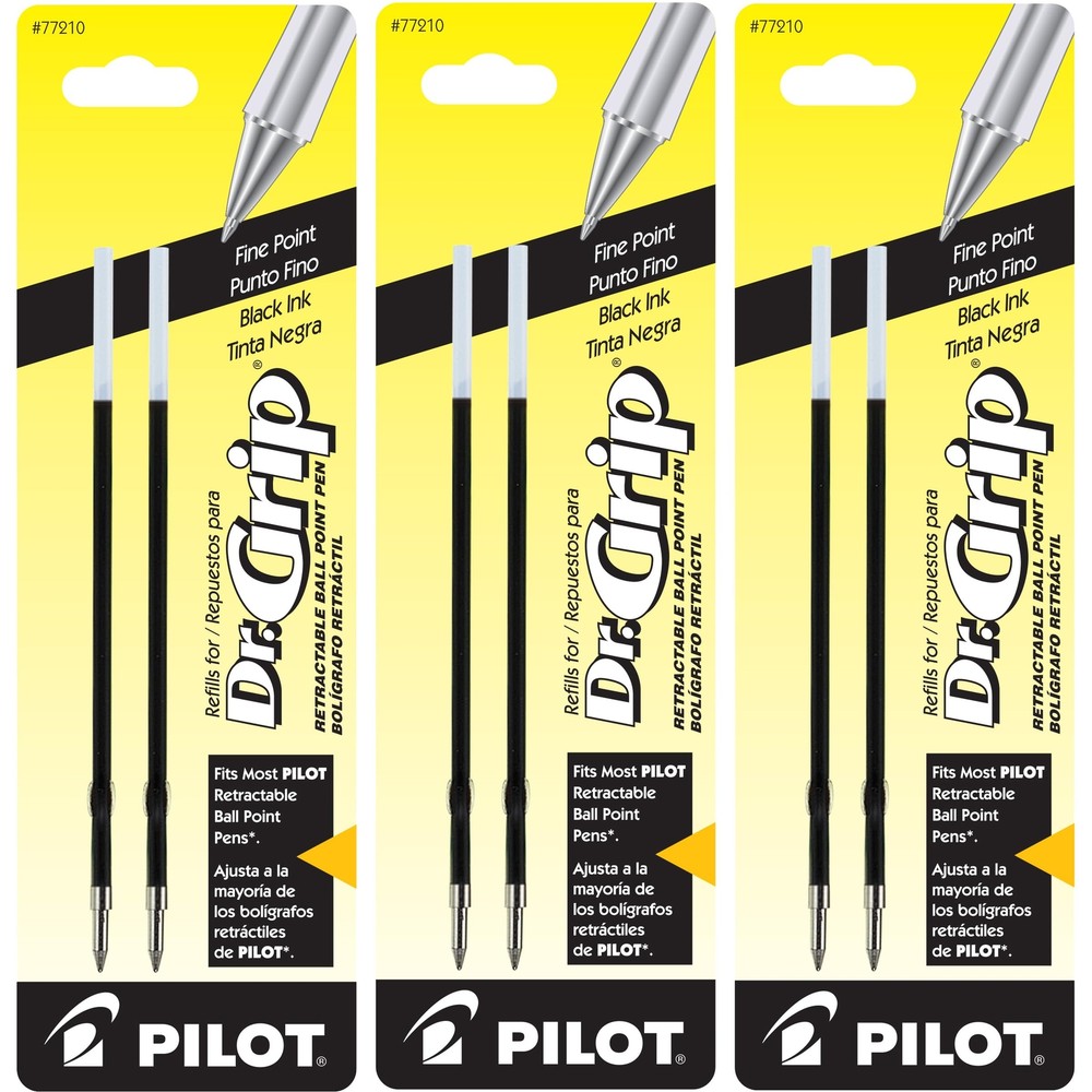 Pilot Better/EasyTouch/Dr Grip Retractable Ballpoint Pen Refills, 0.7mm, Fine...