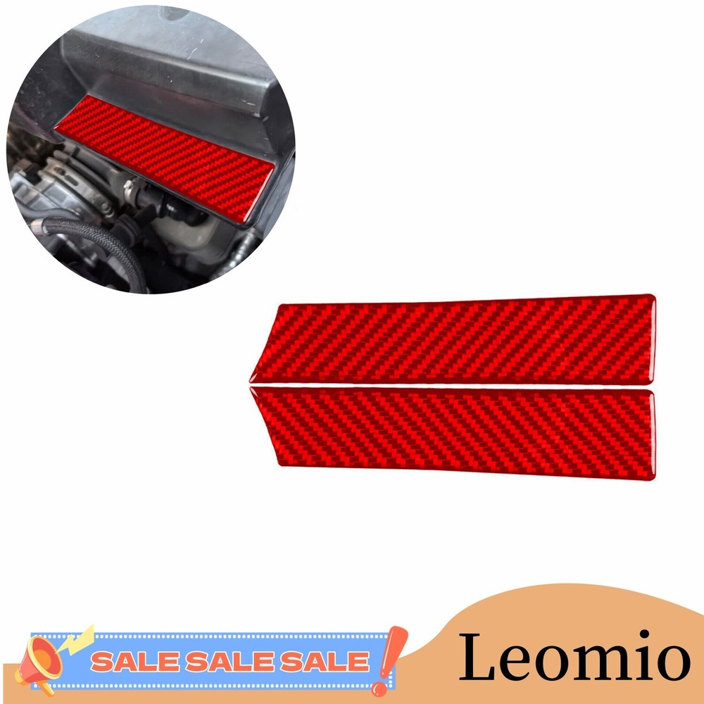 Upgrade Your Corvette C8 20-24 with 2PCS Vinyl Carbon Fiber Rear Engine Strip Trims