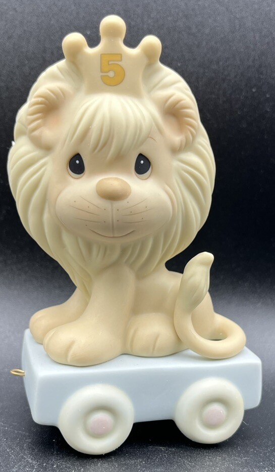 Precious Moments Enesco This Day Is Something To Roar About Lion Train for Age 5