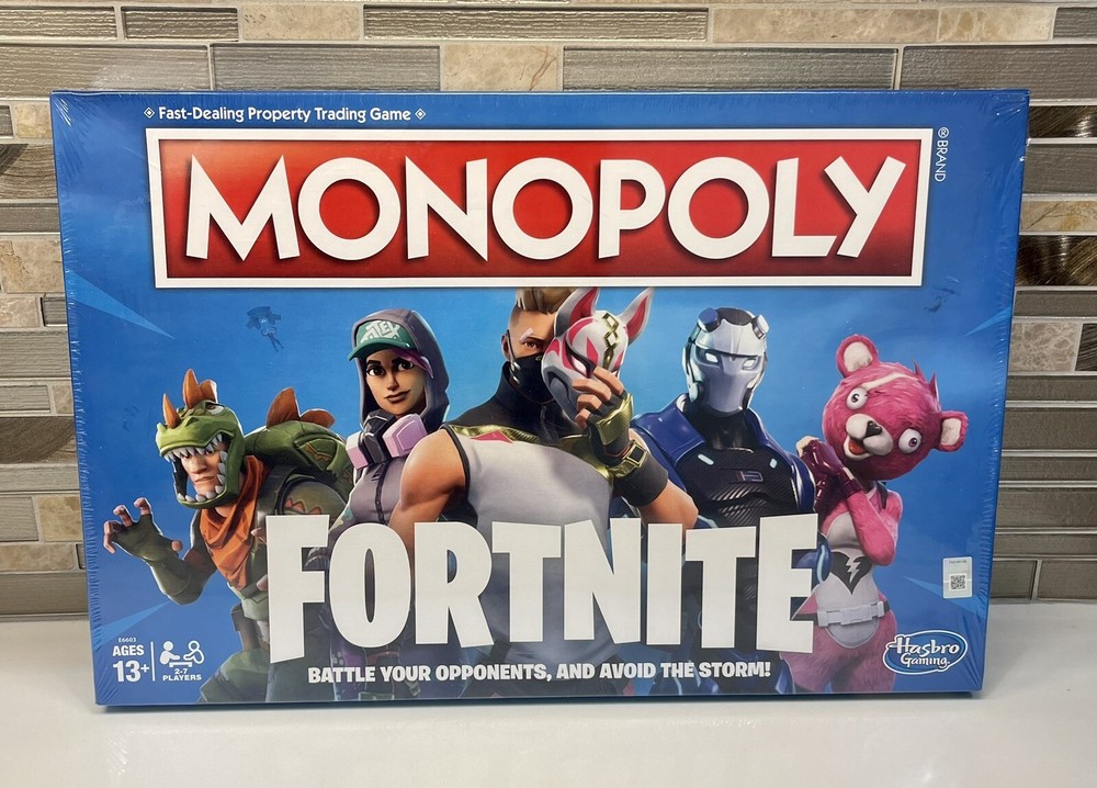 Monopoly FORNITE Board Game Limited Edition NEW SEALED