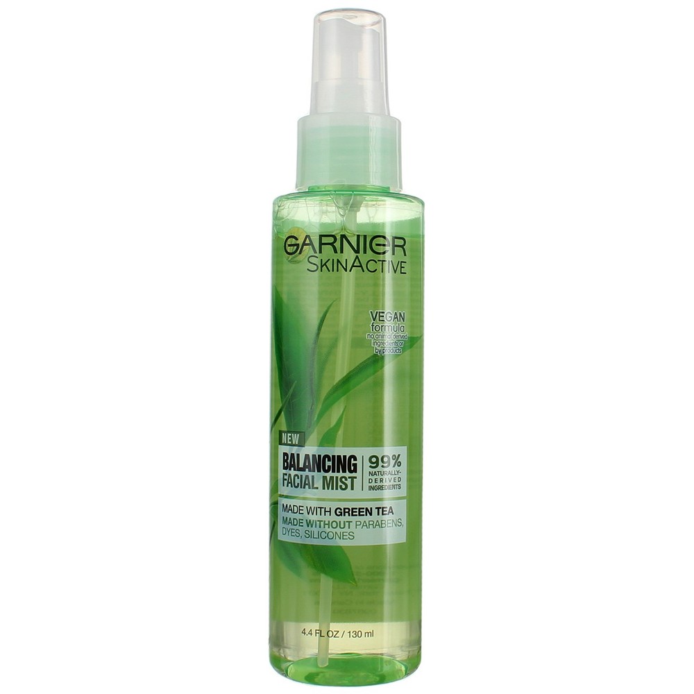 2 Pack Garnier Green Tea Balancing Facial Mist 4.4 fl oz