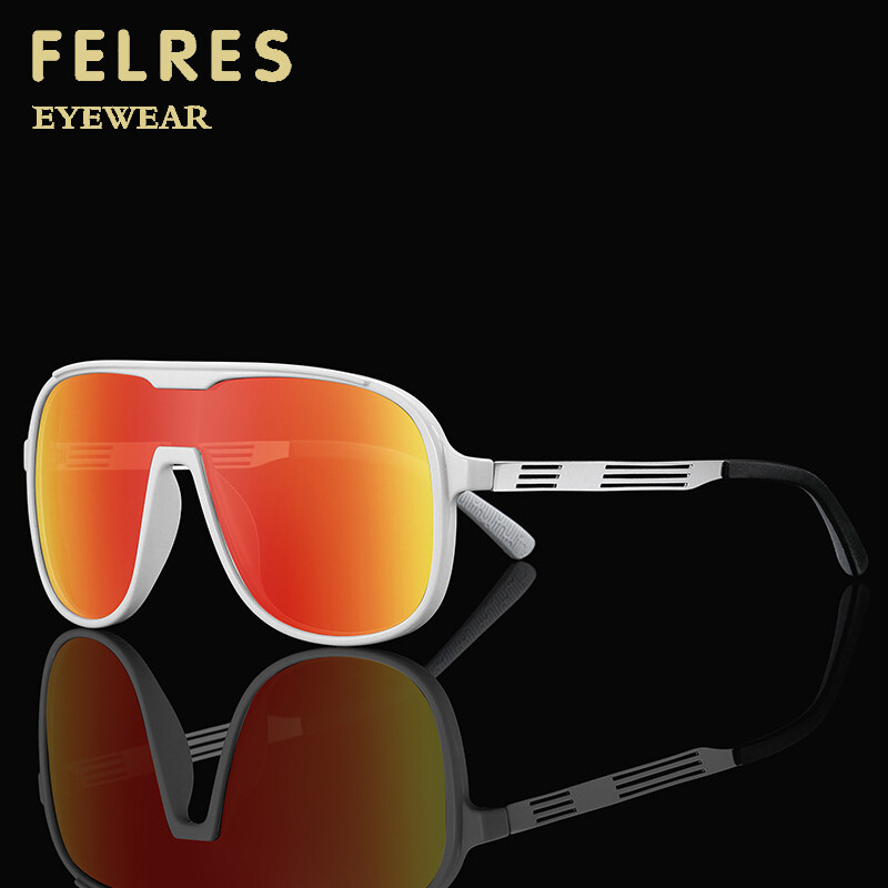 Siameses Lens Polarized Sunglasses Men Women Outdoor Driving Shade Glasses UV400