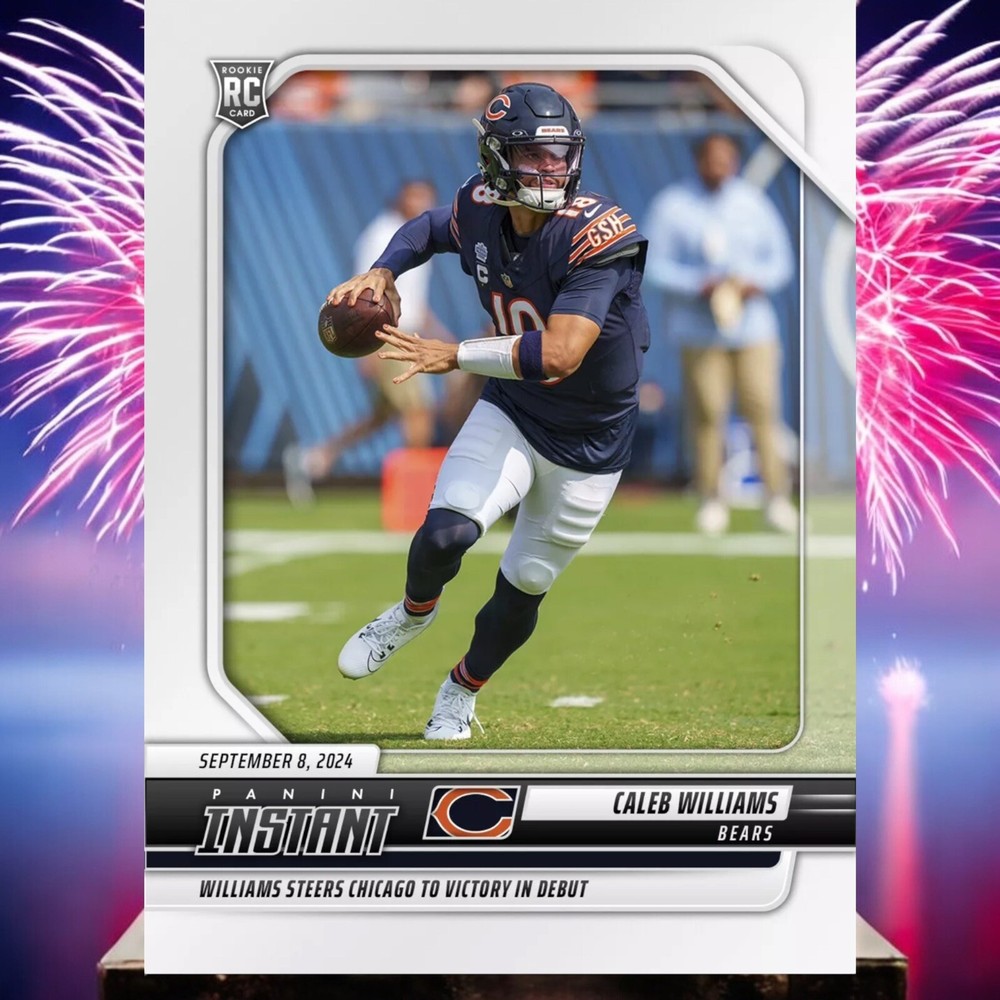 Caleb Williams #26 RC Rookie Card 2024 Panini Instant Chicago Bears QB
