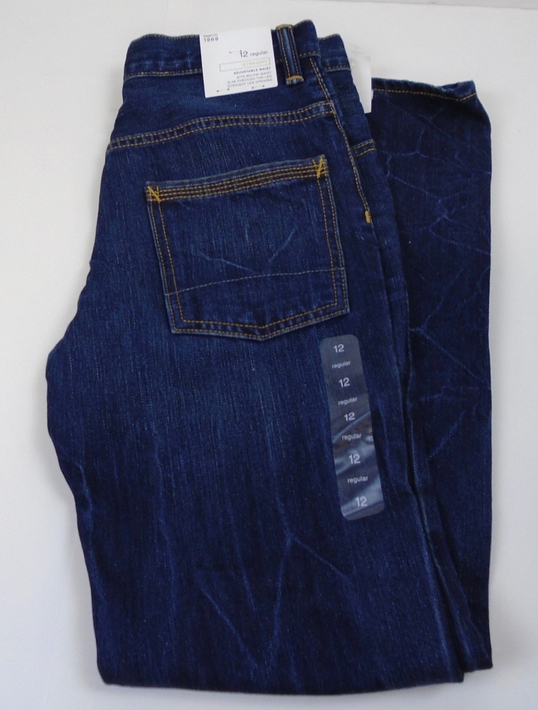Boys Gap Kids 1969 Adjustable Waist Straight Size 12 NWT