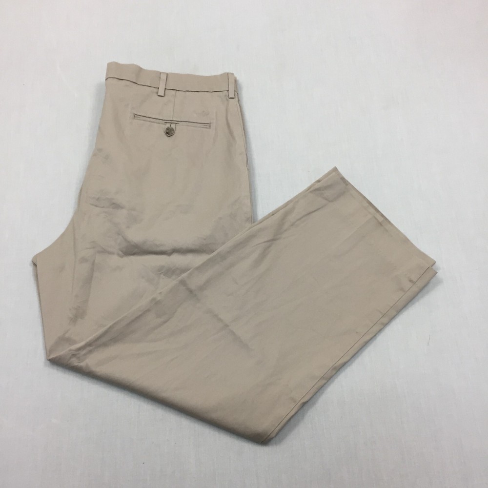 Dockers Chino Trousers Cotton Pants Straight Fit Mens Size 40W 30L Beige