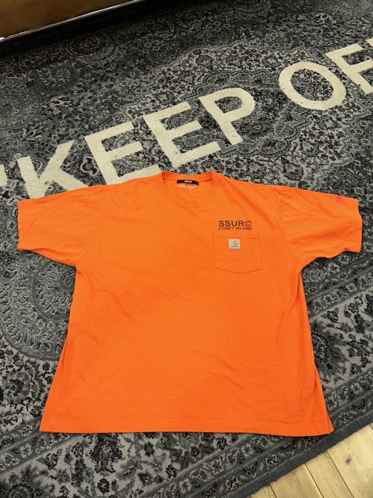Large SSUR Buck 50 Carhartt T-Shirt - Heavyweight Cotton Streetwear