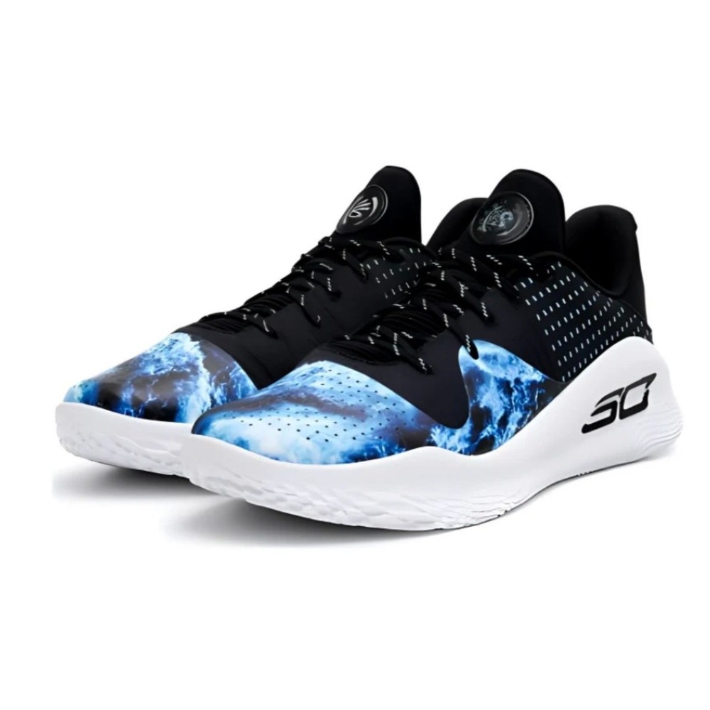 Under ArmourxBruce Lee Curry 4 Low FloTro Dark Water Basketball Shoes Mens 12.5
