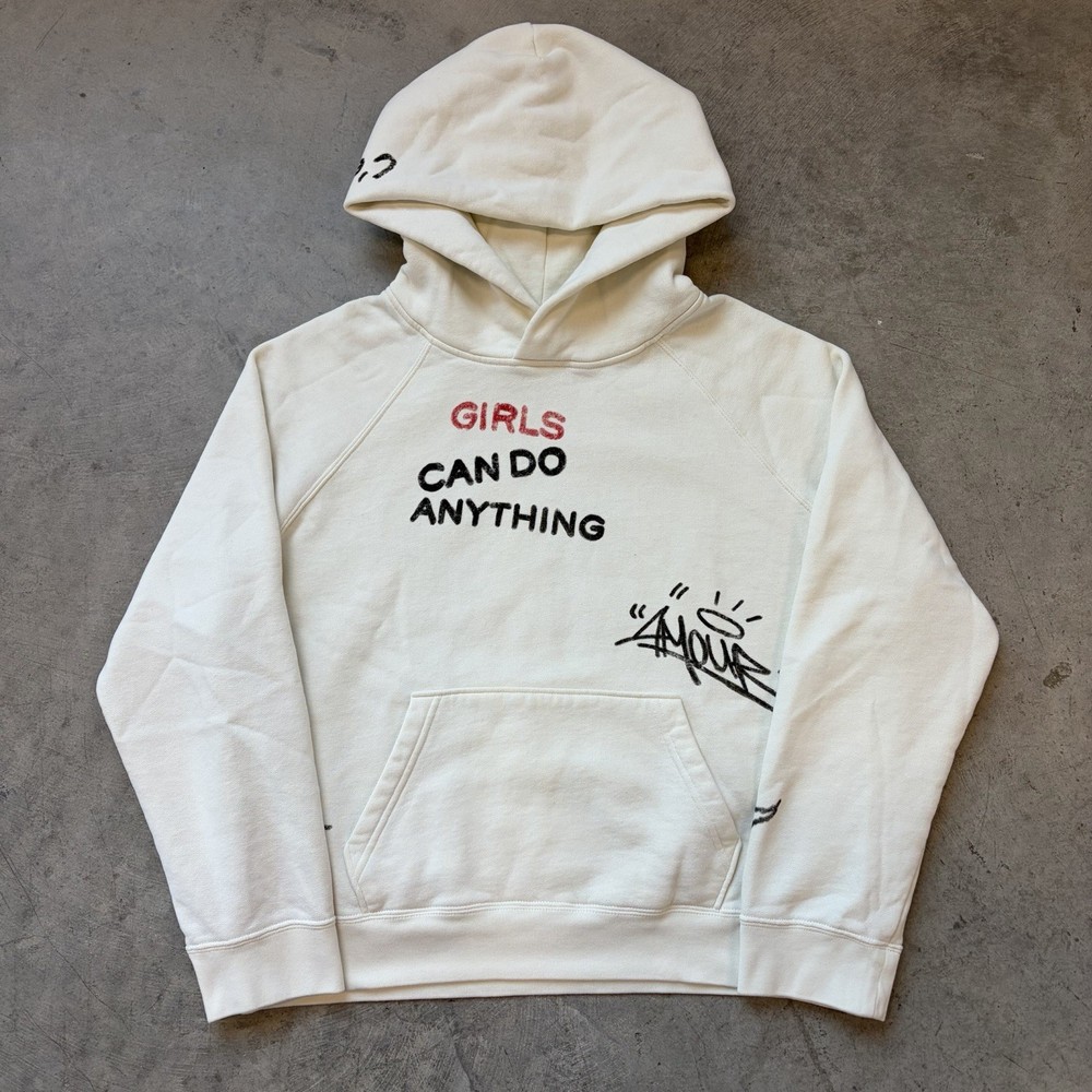 Zadig & Voltaire Georgy Manifesto Hoodie Pullover Graffiti Art Women’s Medium