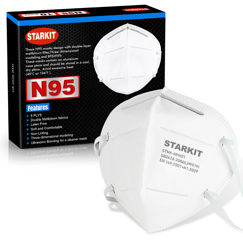 KN95 Face Mask - Superior Quality, Breathable, 95% (10-200 PCS) - Clearance Sale-image