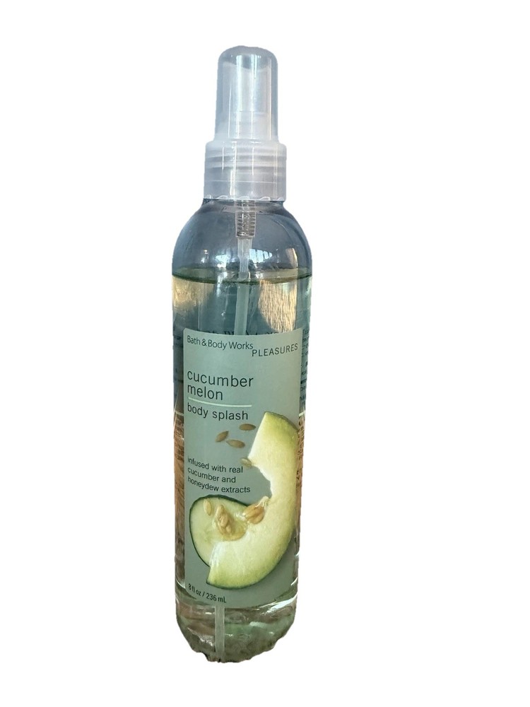 Bath & Body Works Pleasures Cucumber Melon Body Splash Spray Mist 8oz