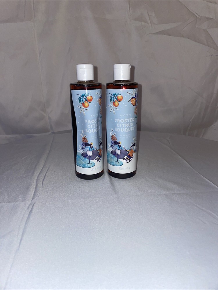 Avon Frosted Citrus Bouquet Shower Gel 10 oz Sealed 2-Pack NOS