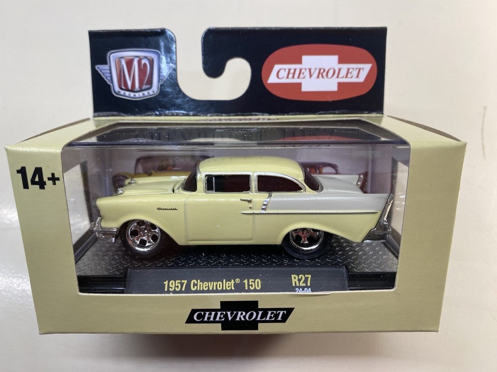 M2 Machines Ground Pounders Release 27: 1/64 1957 Chevrolet 150 *clearance sale*-image
