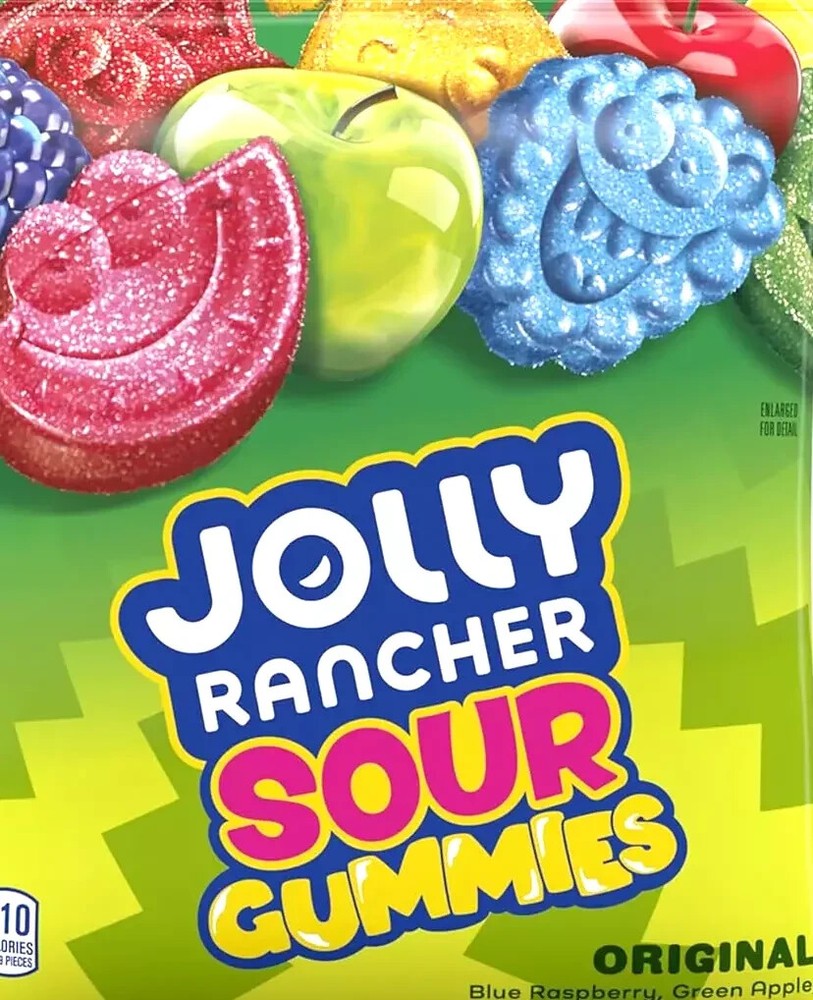 Jolly Rancher Sour Gummies 2lb Bulk Candy Free Shipping USA