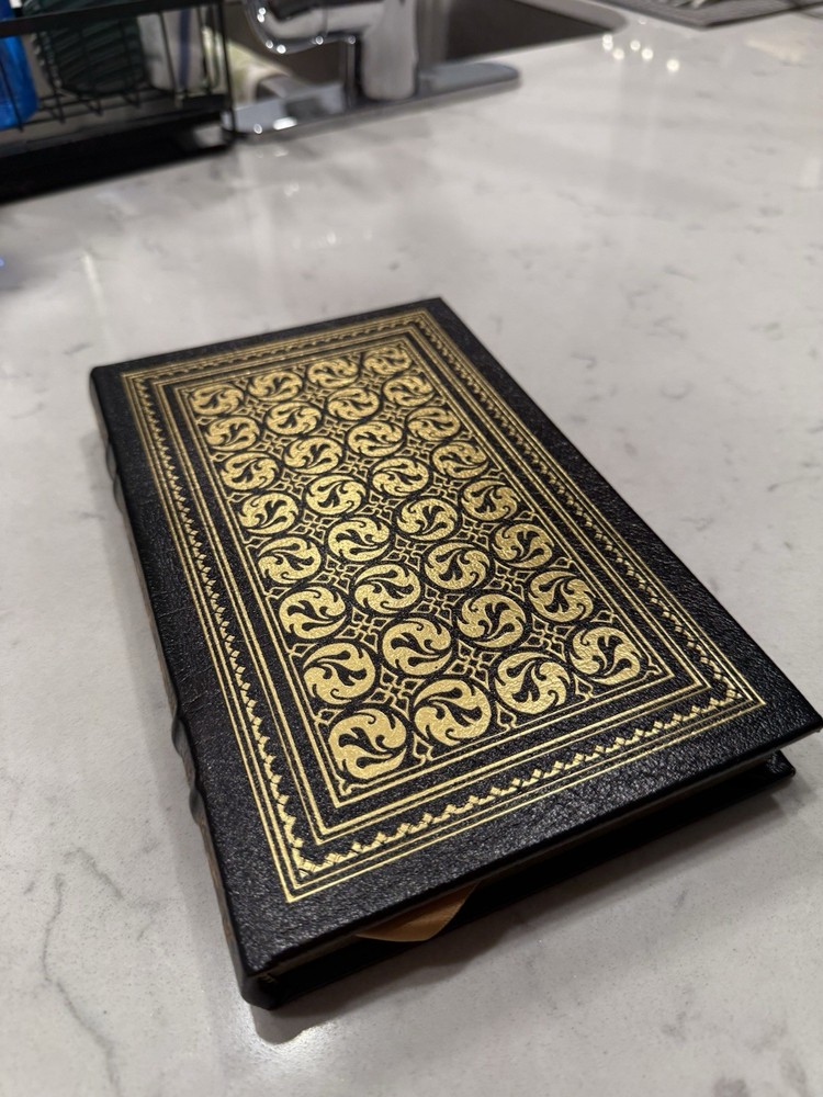 Night by Elie Wiesel Easton Press Leatherbound Illustrated 2000 Edition  