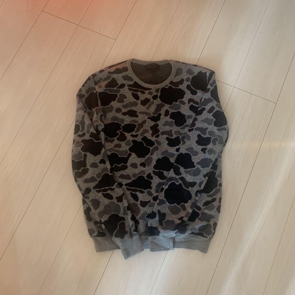 Burberry Prorsum sweater knit camouflage camo F/S from Japan
