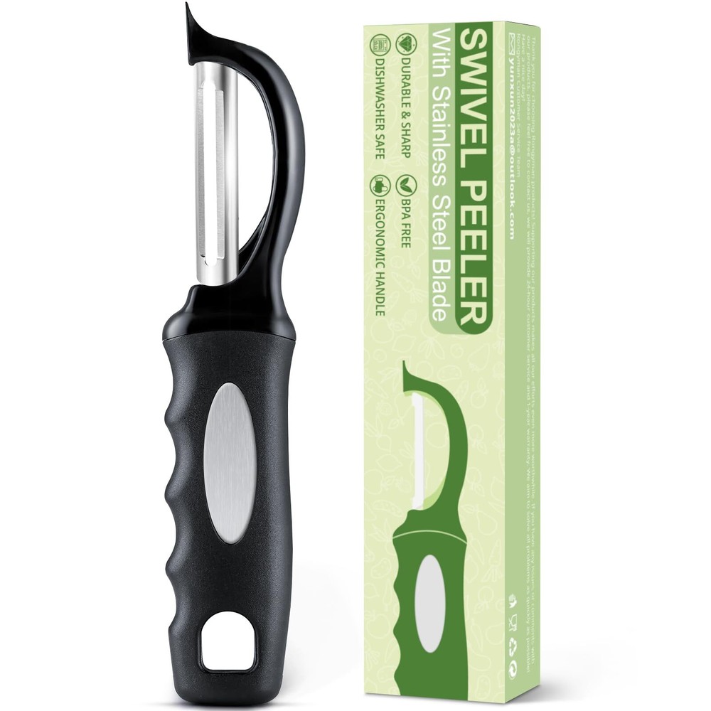Swivel Vegetable Peeler, Potato Peeler with Blemish Remover, Veggie Peeler with