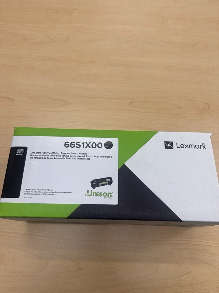 BRAND NEW SEALED Lexmark 66S1X00 Black Ink Printer Hi Yield Toner Cartridge OEM!