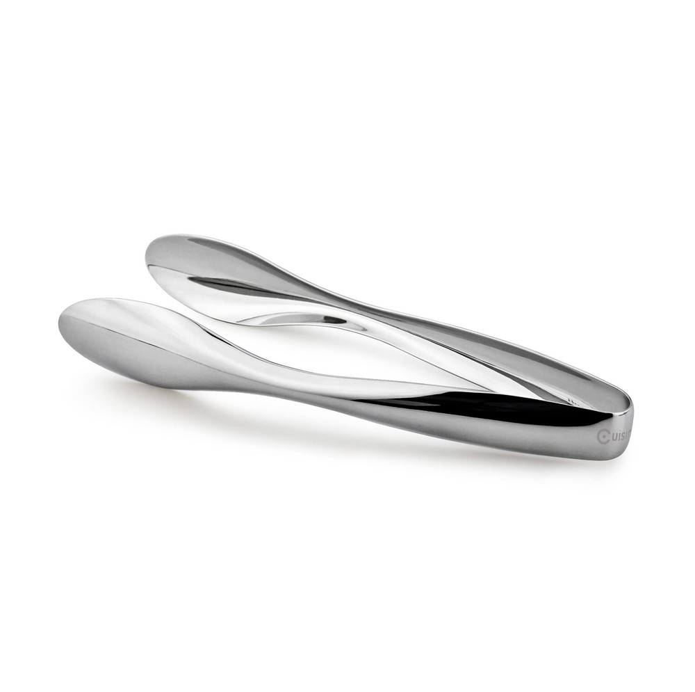Polished Stainless Steel Serving Tongs, 6