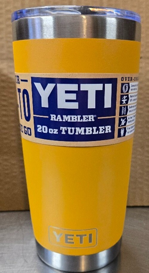 YETI Rambler 20oz Vacuum Insulated Stainless Steel Tumbler in Apricot