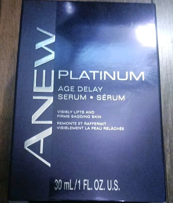 Avon Anew Platinum Age Delay Serum 1 oz Full Size New in Box