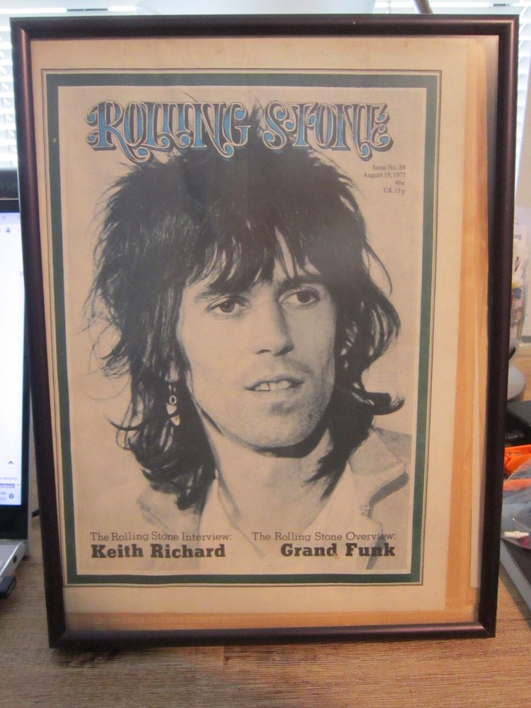 Vintage Rolling Stone Magazine #89 August 19,1971 Keith Richards 